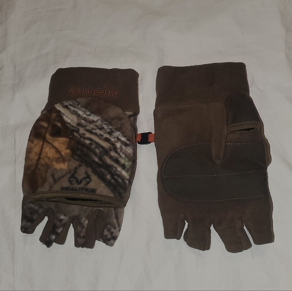 Manzella Hunter Convertible Glove Mitten fleece